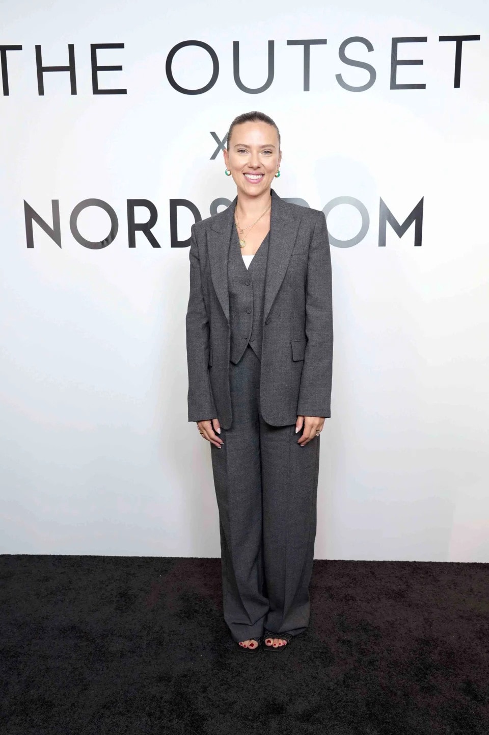 Scarlett Johansson Spotted In Heels I'd Live In Paired With Stylish Blazer