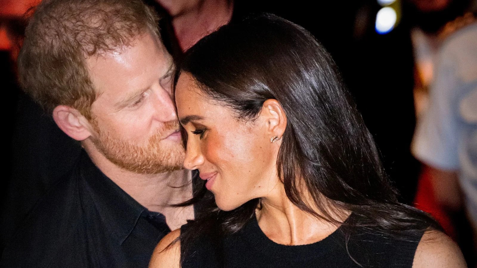 Meghan Markle's black dress and heels