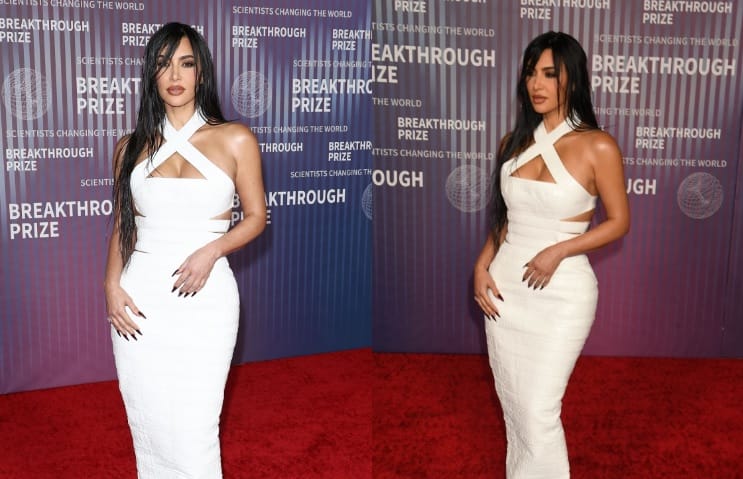 Kim Kardashian Reigns Supreme in Scene-Stealing White Cutout Gown ...