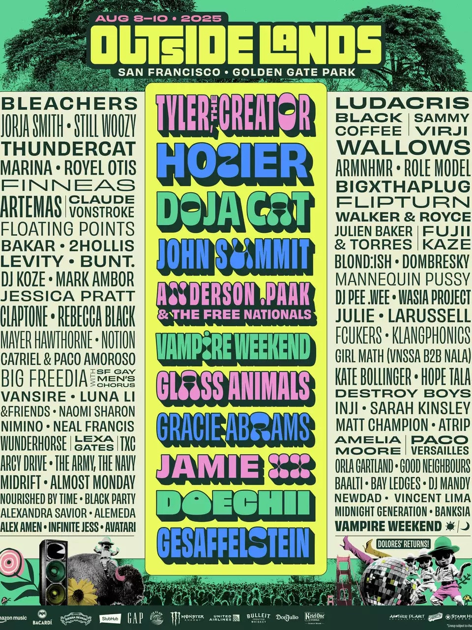 2025 Outside Lands festival